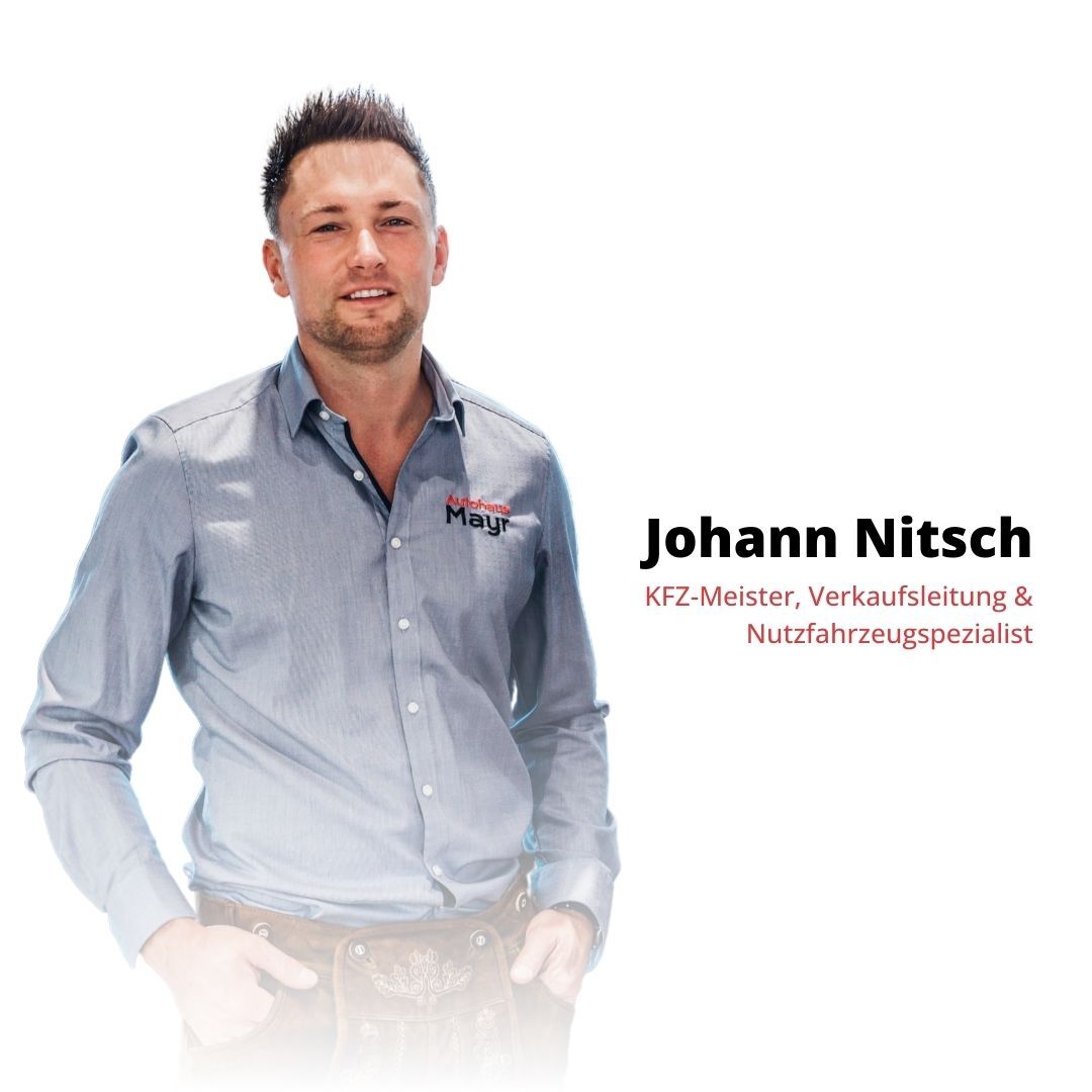 Johann Nitsch &quot;Jetzt Besichtigung und Probefahrt vereinbaren!&quot;