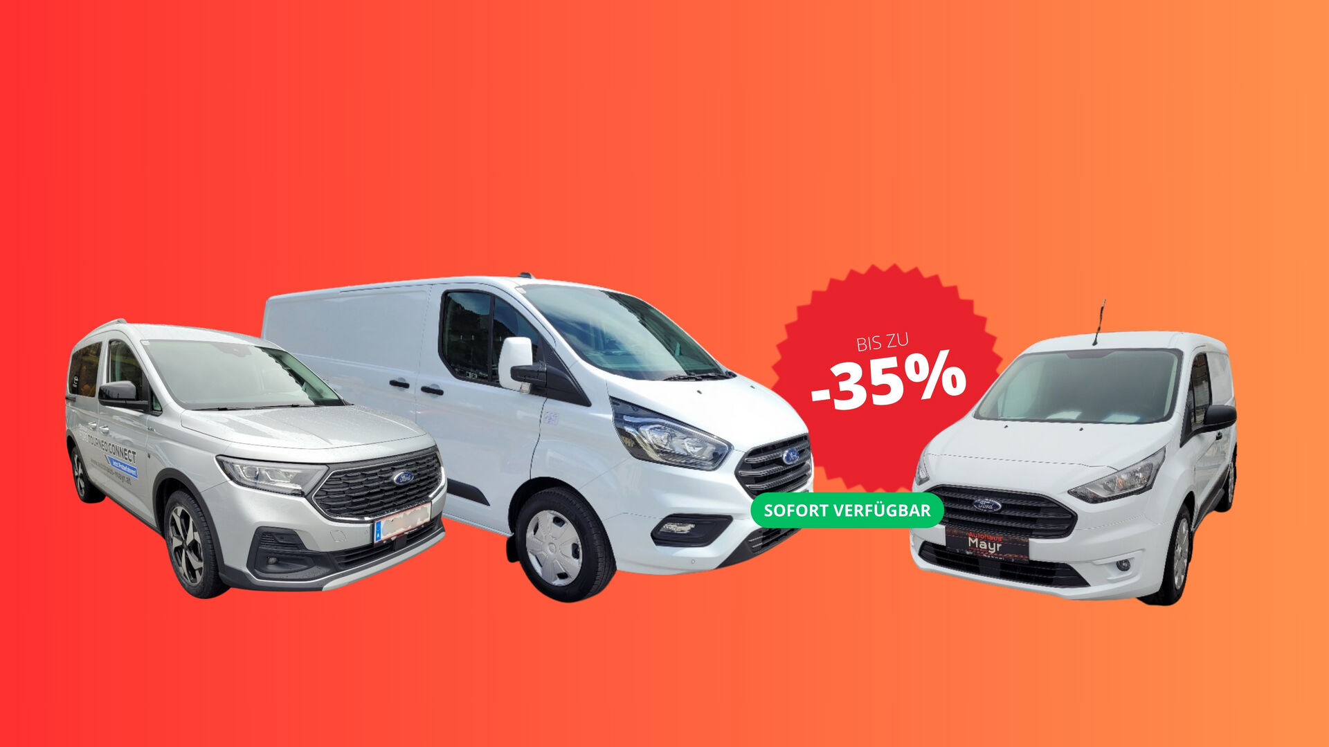 Sonderaktion: Transporter zum Bestpreis